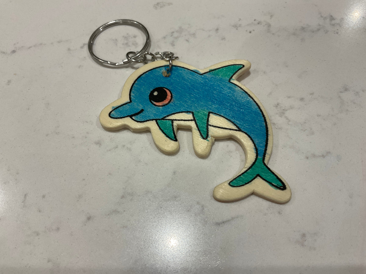 Lovely dolphin, keychain ￼