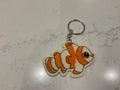 Lovely clownfish keychain ￼