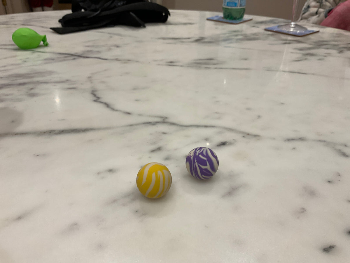 Scented bouncy balls